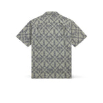 RRL Camicia uomo  sahariana in denim jacquard