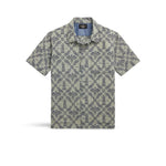 RRL Camicia uomo  sahariana in denim jacquard