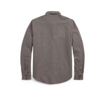 RRL Camicia uomo Western in flanella Grigio