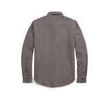RRL Camicia uomo Western in flanella Grigio