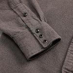 RRL Camicia uomo Western in flanella Grigio