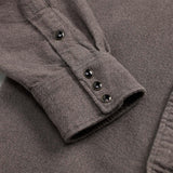 RRL Camicia uomo Western in flanella Grigio