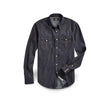 Herren Westernhemd Slim Fit Rinse