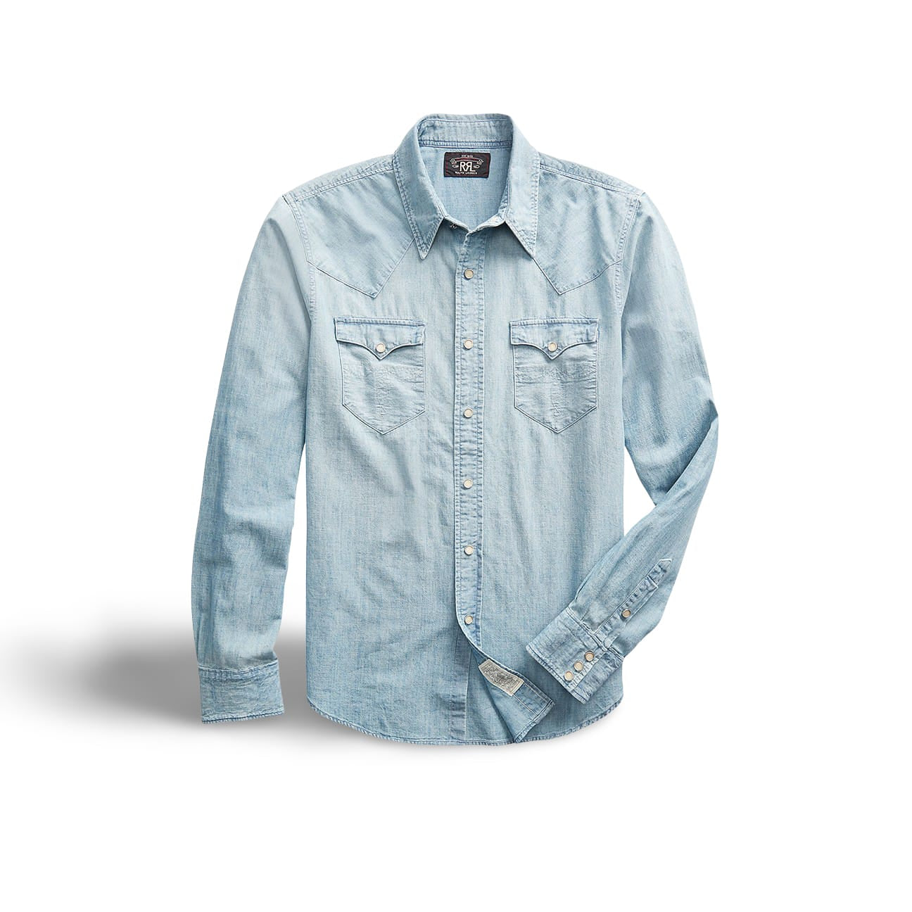 RRL Camicia western in chambray Slim-Fit