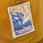 RRL Cappellino cerato con visiera in velluto Ocra