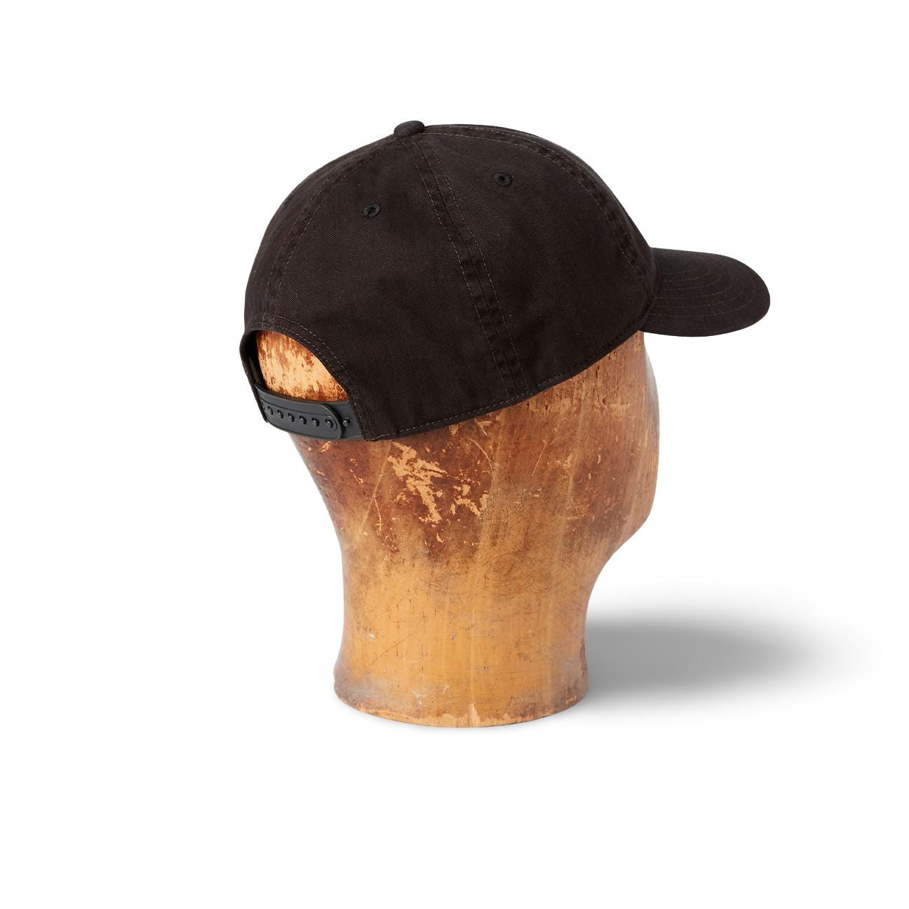 RRL Cappello in twill tinto in capo Nero