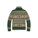 RRL Cardigan uomo con cerniera Verde