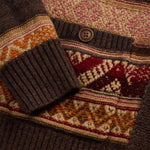 RRL Cardigan uomo Shawl Collar Marrone Multi