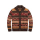 RRL Cardigan uomo Shawl Collar Marrone Multi