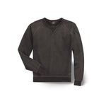 RRL Felpa uomo girocollo in cotone Black Indigo