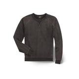 RRL Felpa uomo girocollo in cotone Black Indigo