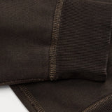 RRL Felpa uomo girocollo in cotone Black Indigo