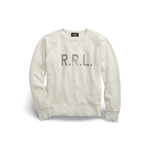 RRL Felpa uomo in cotone con logo Avena Melange