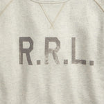 RRL Felpa uomo in cotone con logo Avena Melange