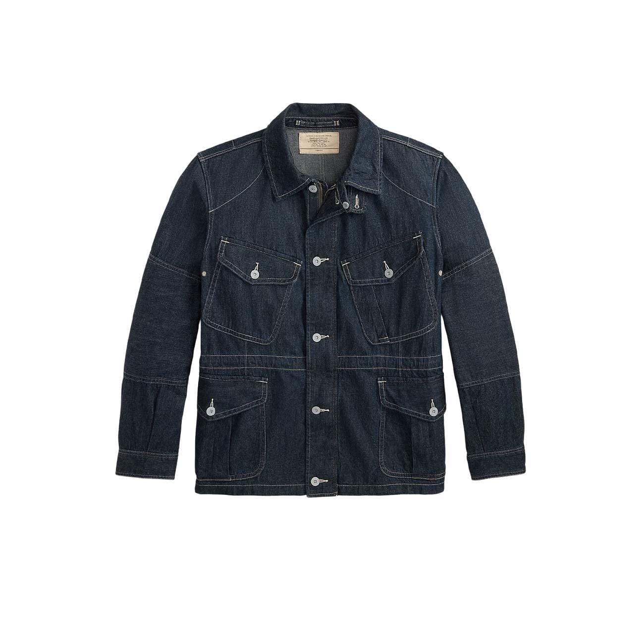 RRL Field Jacket uomo in denim Indaco