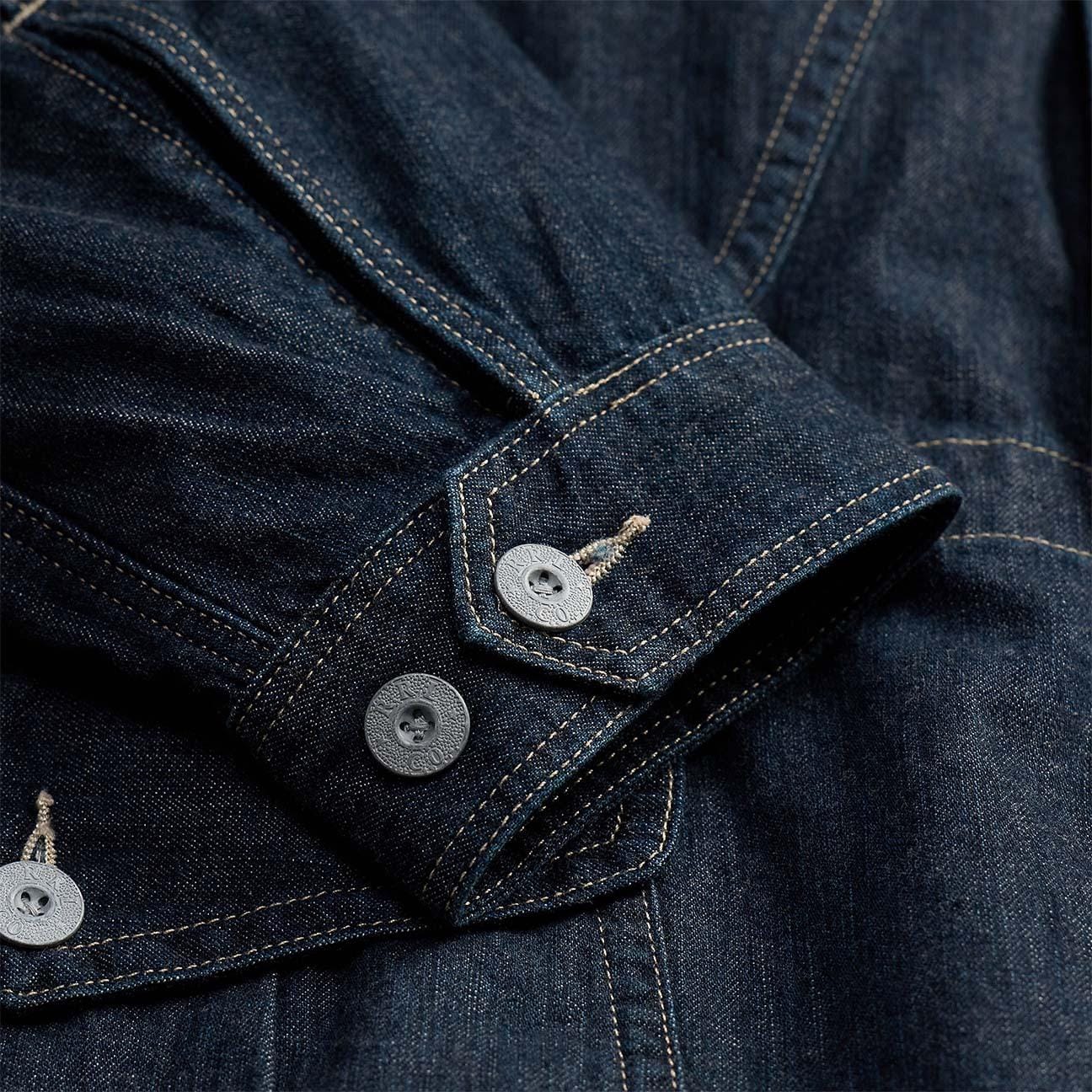 RRL Field Jacket uomo in denim Indaco