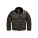RRL Giacca con carré in pelle Nero