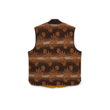 RRL Gilet uomo in lana e cashmere Marrone