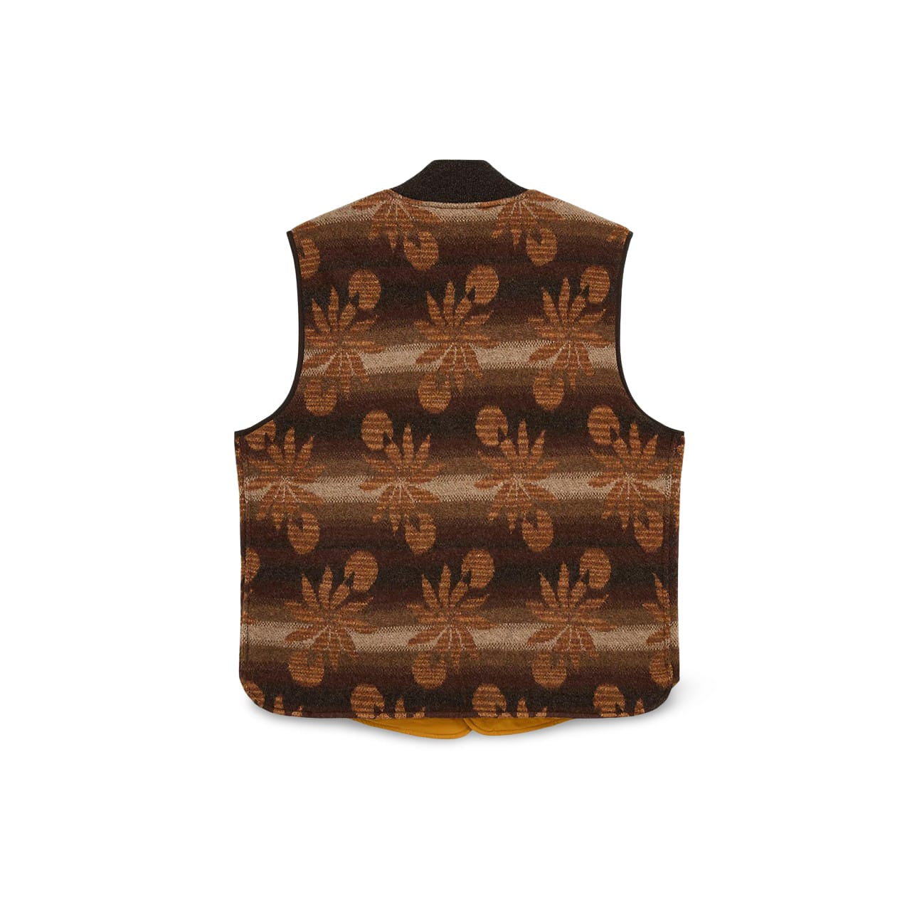 RRL Gilet uomo in lana e cashmere Marrone