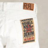 RRL Jeans Slim Fit Bianco