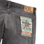 RRL Jeans uomo a Straight Black Wash