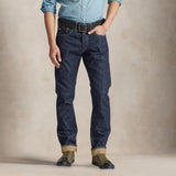RRL Jeans uomo con cimosa Slim Fit One Washed