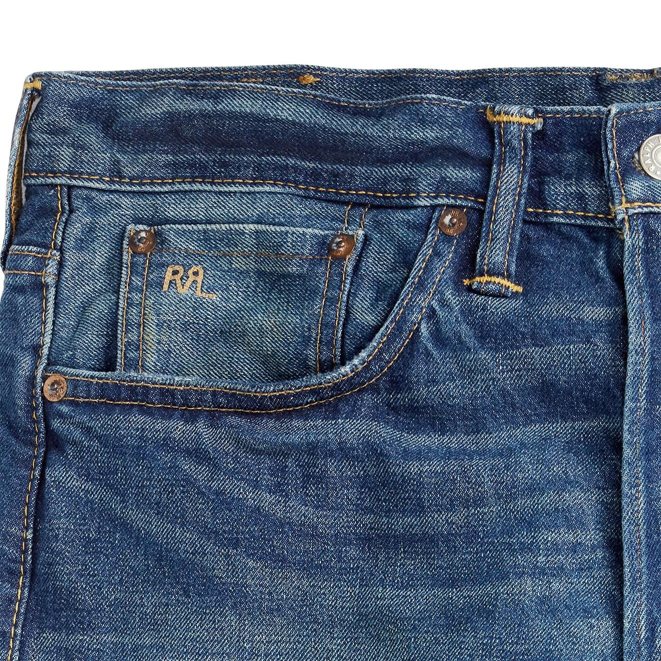 RRL Jeans uomo Grandfalls vintage a cinque tasche