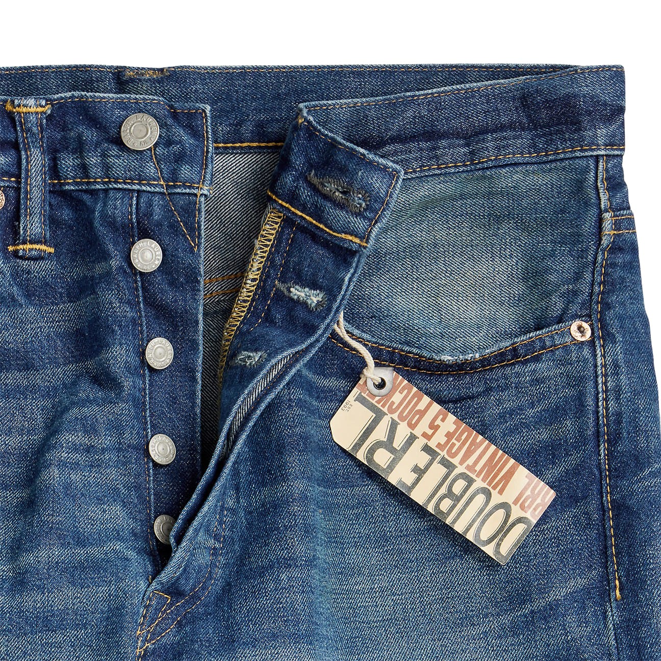 RRL Jeans uomo Grandfalls vintage a cinque tasche