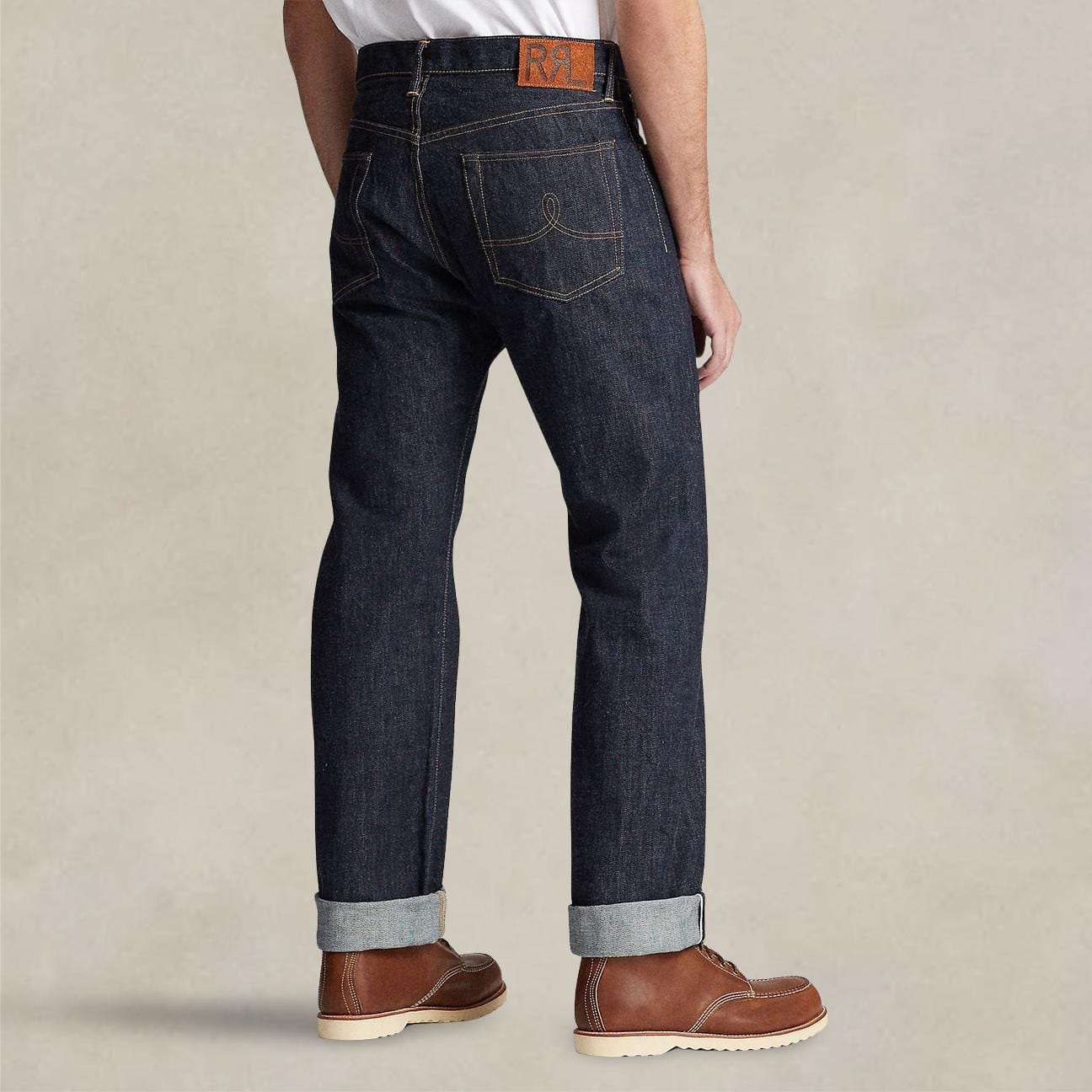 RRL Jeasn Straigh con cimosa Once Washed