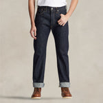 RRL Jeasn Straigh con cimosa Once Washed