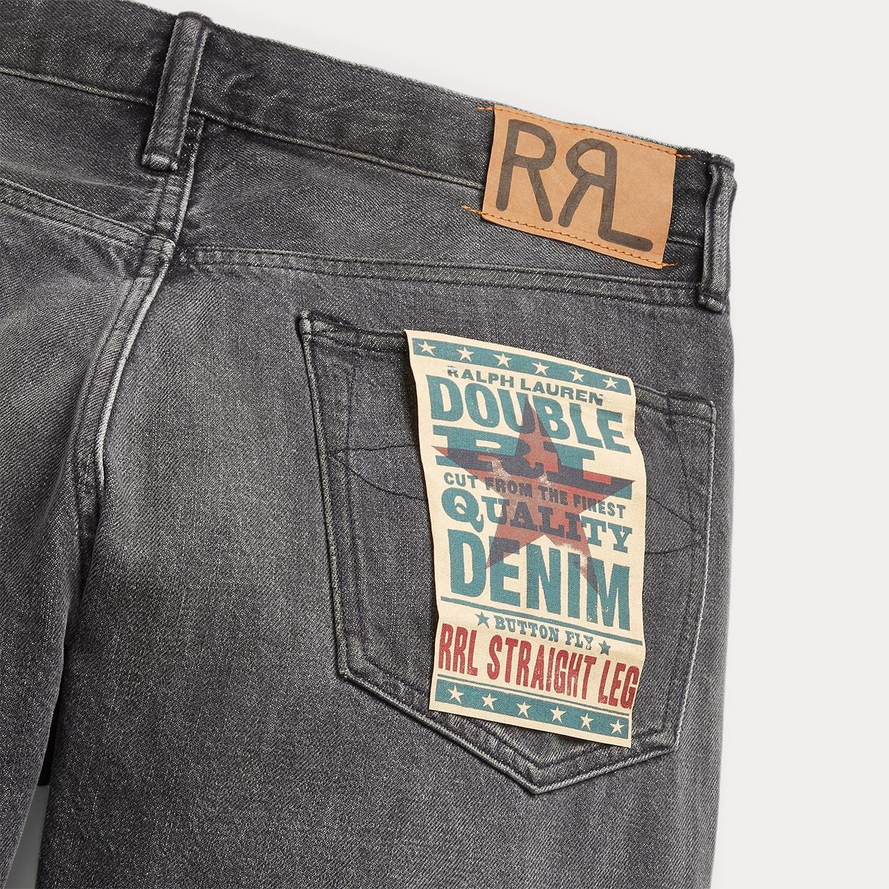 RRL Jeasn Straight Black