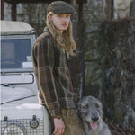 RRL Maglia a camicia uomo a quadri Verde