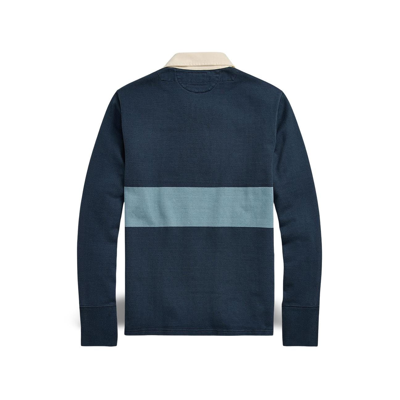 RRL Maglia da rugby oversize in jersey Blue