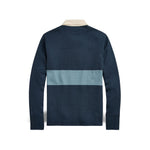 RRL Maglia da rugby oversize in jersey Blue