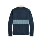 RRL Maglia da rugby oversize in jersey Blue