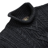 RRL Maglia uomo in cotone e lana Black