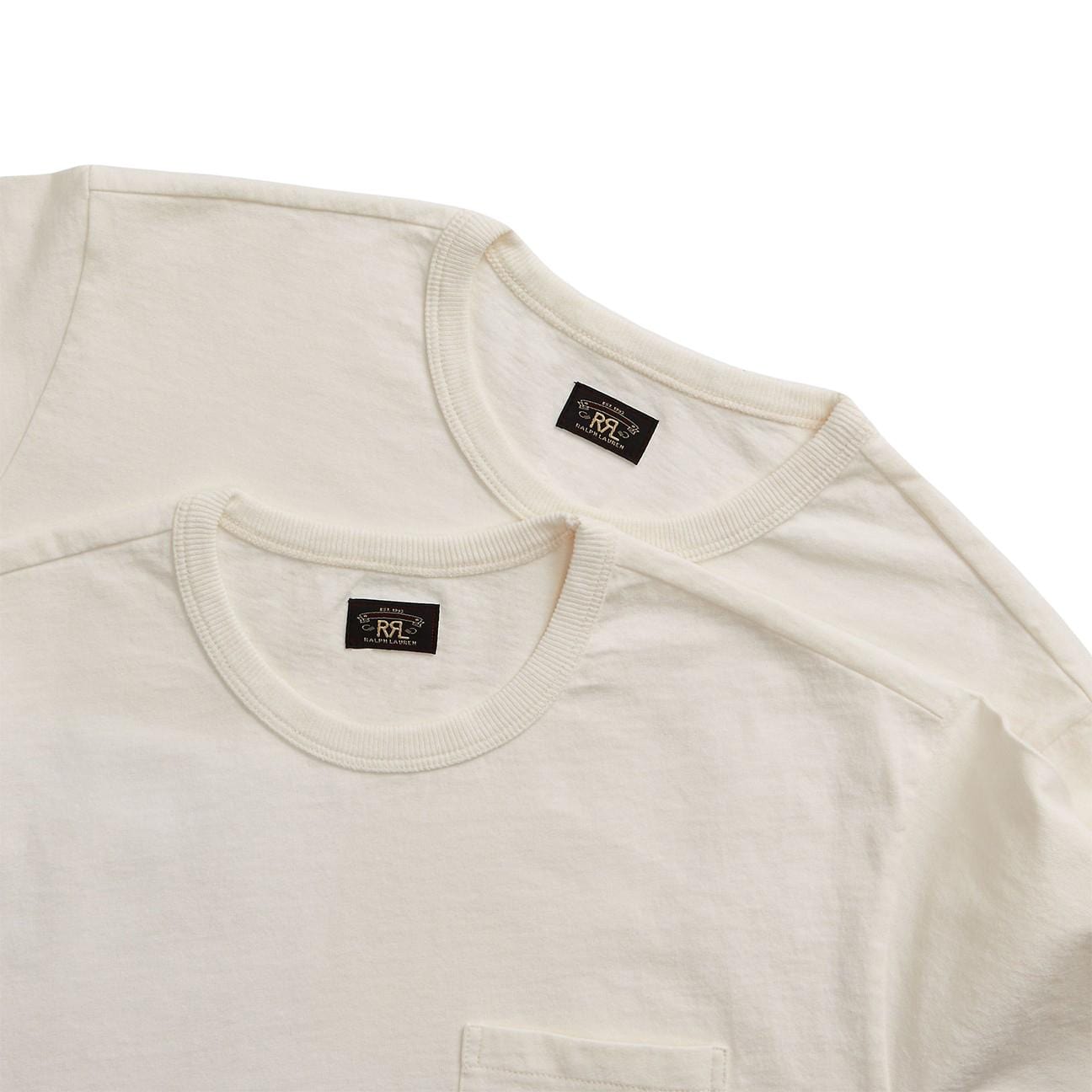 RRL Pack di due T-Shirt Bianco