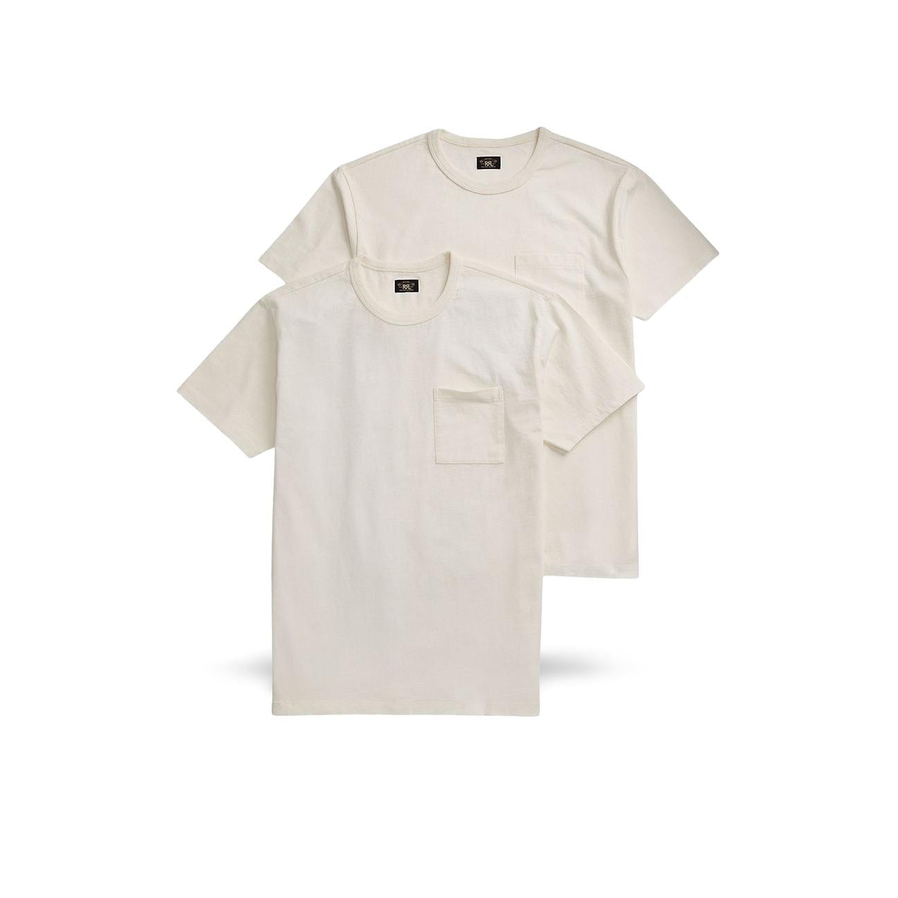 RRL Pack di due T-Shirt Bianco