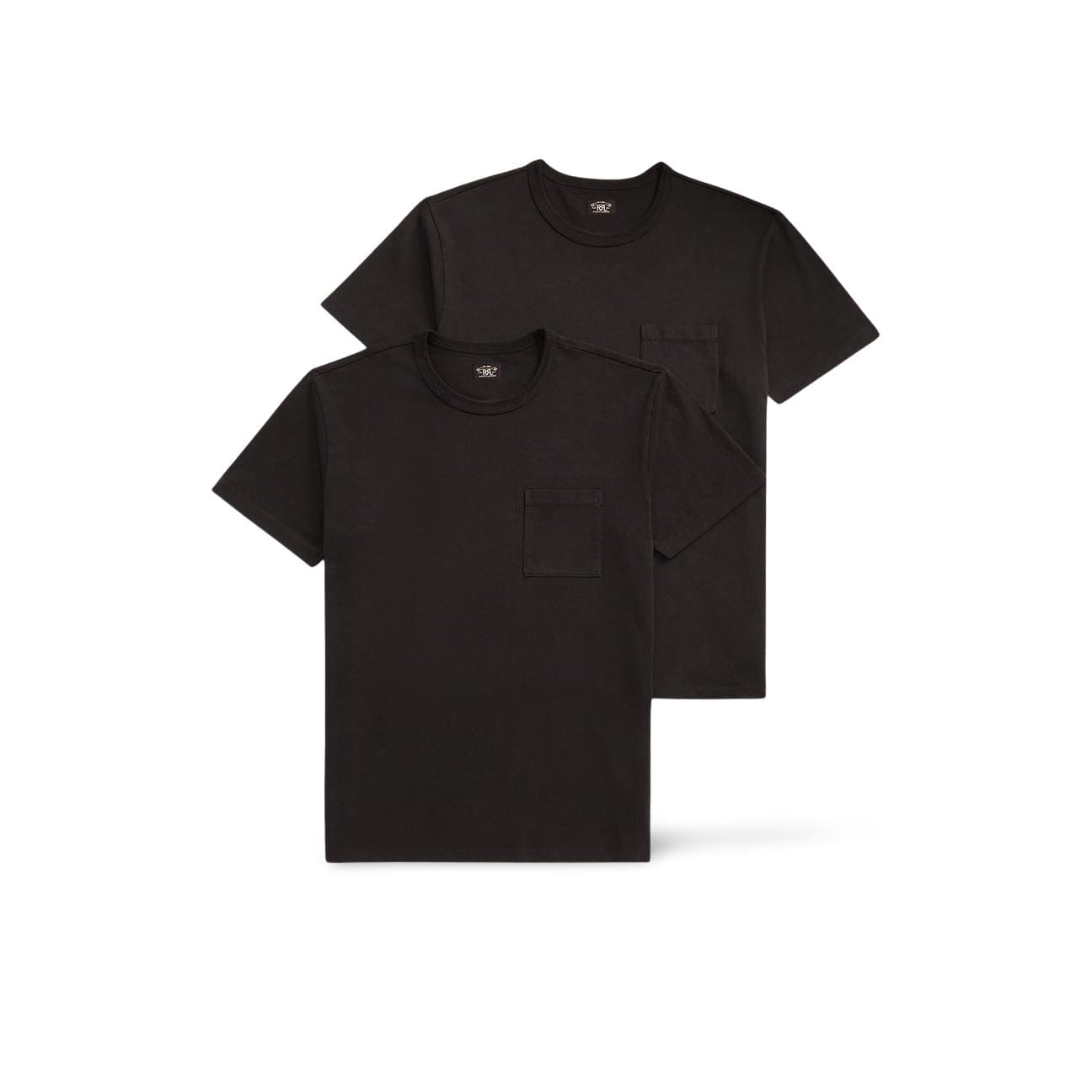 RRL Pack di due T-Shirt Nero