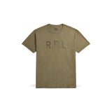 RRL T-Shirt in jersey con logo Verde Militare