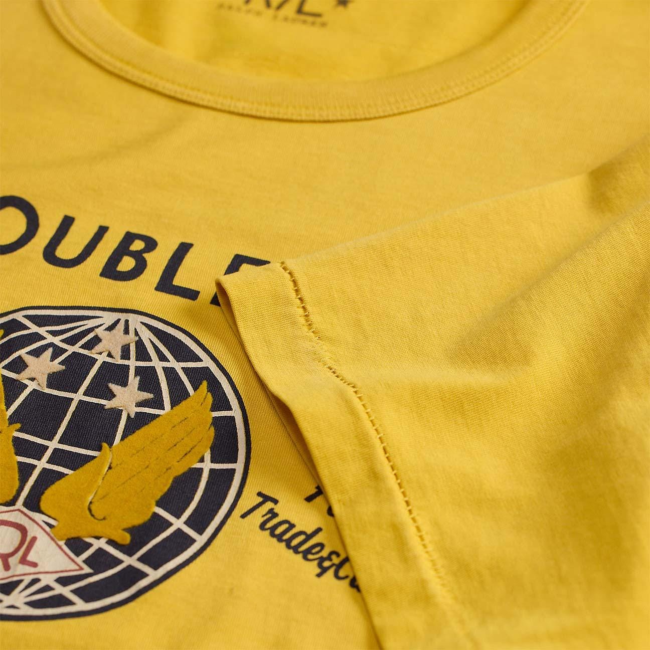 RRL T-Shirt uomo con grafica Giallo
