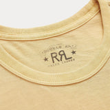 RRL T-Shirt uomo con logo ranch RRL Ocra