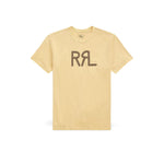 RRL T-Shirt uomo con logo ranch RRL Ocra