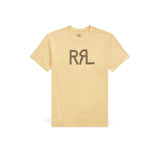 RRL T-Shirt uomo con logo ranch RRL Ocra