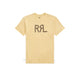 RRL T-Shirt uomo con logo ranch RRL Ocra