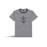 RRL T-Shirt uomo in cotone a righe Blue