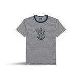 RRL T-Shirt uomo in cotone a righe Blue