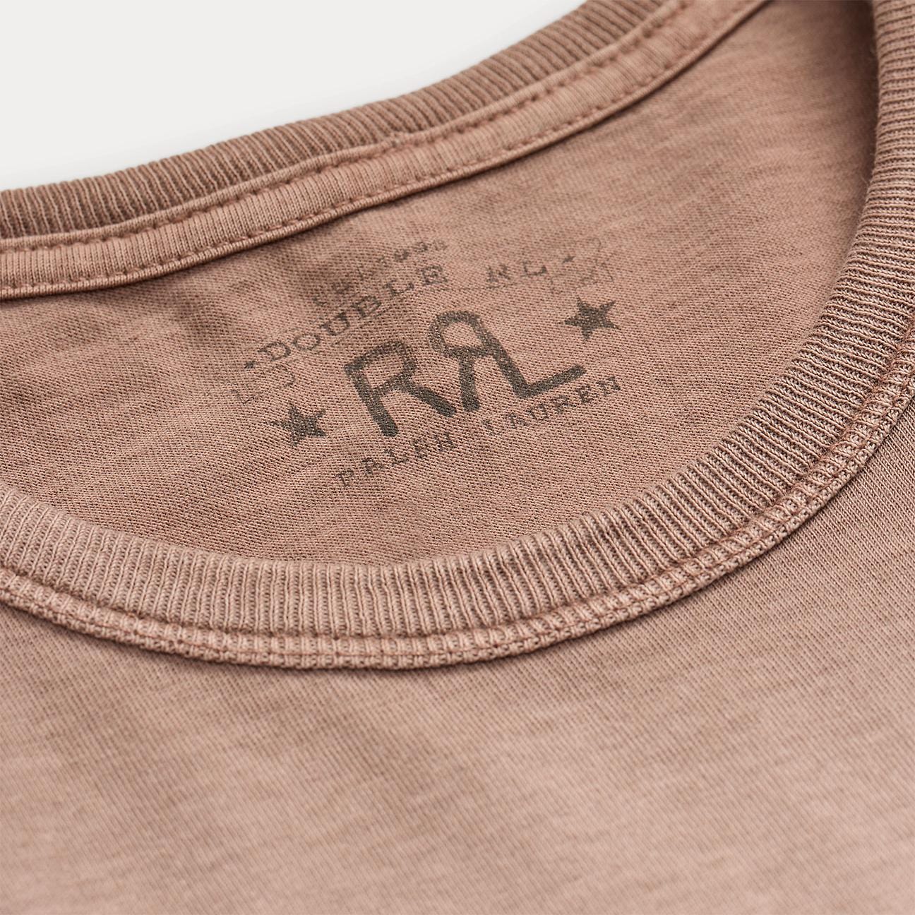 RRL T-Shirt uomo in cotone Desert Rose