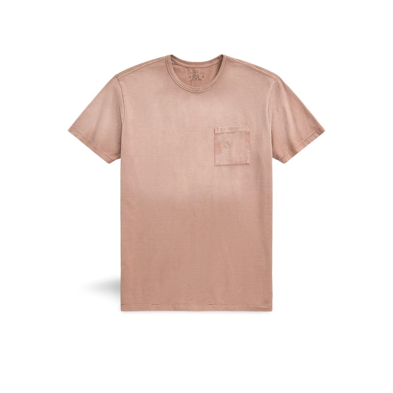 RRL T-Shirt uomo in cotone Desert Rose
