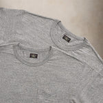 RRL T-Shirt uomo Pack in jersey Grey Melange